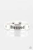 Paparazzi "Count Your Blessings" White Wrap Bracelet Paparazzi Jewelry