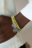 Paparazzi "Plant A Tree" Yellow Bracelet Paparazzi Jewelry