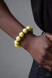 Paparazzi "Candy Shop Sweetheart" Yellow Bracelet Paparazzi Jewelry