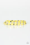 Paparazzi "Trendy Tribalist" Yellow Bracelet Paparazzi Jewelry