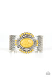 Paparazzi "Canyon Crafted" Yellow Bracelet Paparazzi Jewelry