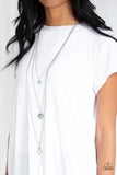Paparazzi "Heart Song" Green Lanyard Necklace & Earring Set Paparazzi Jewelry