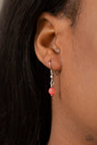 Paparazzi "Tassel Takeover" Orange Lanyard Necklace & Earring Set Paparazzi Jewelry