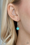 Paparazzi "Desert Equinox" Blue Lanyard Necklace & Earring Set Paparazzi Jewelry