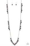 Paparazzi VINTAGE VAULT "Miami Mojito" Black Necklace & Earring Set Paparazzi Jewelry