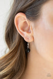Paparazzi VINTAGE VAULT "Native New Yorker" Black Necklace & Earring Set Paparazzi Jewelry
