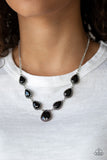 Paparazzi "Socialite Social" Black Necklace & Earring Set Paparazzi Jewelry