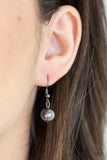 Paparazzi VINTAGE VAULT "Rebels Have More Fun" Black Necklace & Earring Set Paparazzi Jewelry
