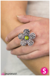 Paparazzi "Haute and Heated" Green Ring Paparazzi Jewelry