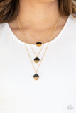 Paparazzi "Rural Reconstruction" Black Necklace & Earring Set Paparazzi Jewelry