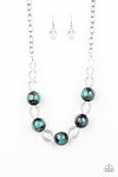 Paparazzi VINTAGE VAULT "Torrid Tide" Blue Necklace & Earring Set Paparazzi Jewelry