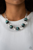 Paparazzi VINTAGE VAULT "Torrid Tide" Blue Necklace & Earring Set Paparazzi Jewelry