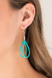Paparazzi VINTAGE VAULT "Savannah Surfin" Blue Necklace & Earring Set Paparazzi Jewelry