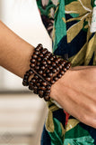 Paparazzi "Maui Mojito" FASHION FIX Brown Bracelet Paparazzi Jewelry