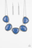 Paparazzi "Viva La VIVID" Blue Necklace & Earring Set Paparazzi Jewelry