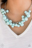 Paparazzi "Walk This BROADWAY" FASHION FIX  Blue Necklace & Earring Set Paparazzi Jewelry