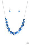 Paparazzi "BRAGs To Riches" Blue Necklace & Earring Set Paparazzi Jewelry