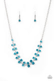 Paparazzi "Super Starstruck" Blue Necklace & Earring Set Paparazzi Jewelry