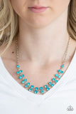 Paparazzi "Super Starstruck" Blue Necklace & Earring Set Paparazzi Jewelry