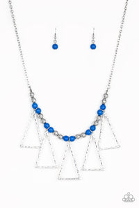 Paparazzi "Terra Nouveau" Blue Necklace & Earring Set Paparazzi Jewelry