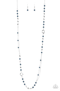 Paparazzi "Really Refined" Blue Necklace & Earring Set Paparazzi Jewelry