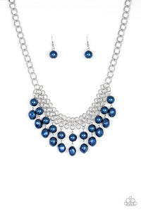 Paparazzi "5th Avenue Fleek" Blue Necklace & Earring Set Paparazzi Jewelry