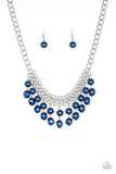 Paparazzi "5th Avenue Fleek" Blue Necklace & Earring Set Paparazzi Jewelry