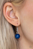 Paparazzi "Sugar, Sugar" Blue Necklace & Earring Set Paparazzi Jewelry