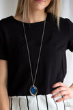 Paparazzi "Metro Must-Have" Blue Necklace & Earring Set Paparazzi Jewelry