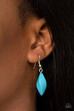 Paparazzi "Venturous Vibes" Blue Necklace & Earring Set Paparazzi Jewelry