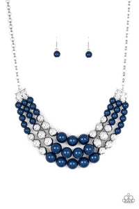 Paparazzi "Dream Pop" Blue Necklace & Earring Set Paparazzi Jewelry