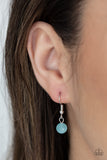 Paparazzi "Gleaming Gardens" Blue Necklace & Earring Set Paparazzi Jewelry