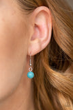 Paparazzi "Southern Heart" Blue Necklace & Earring Set Paparazzi Jewelry