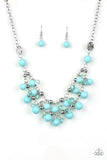 Paparazzi "Seaside Soiree" Blue Necklace & Earring Set Paparazzi Jewelry