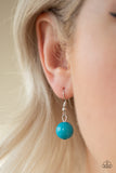 Paparazzi VINTAGE VAULT "Marina Majesty" Blue Necklace & Earring Set Paparazzi Jewelry