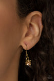 Paparazzi "Metro Mixer" Brass Necklace & Earring Set Paparazzi Jewelry