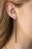 Paparazzi "Totally Worth The TASSEL" Brass Necklace & Earring Set Paparazzi Jewelry