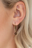 Paparazzi "One Heart" Brass Necklace & Earring Set Paparazzi Jewelry