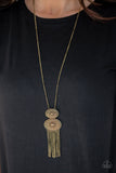 Paparazzi "Sun Goddess" Brass Necklace & Earring Set Paparazzi Jewelry