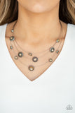 Paparazzi "Sheer Thing!" Brown Necklace & Earring Set Paparazzi Jewelry
