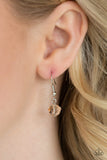 Paparazzi VINTAGE VAULT "Season of Sparkle" Brown Necklace & Earring Set Paparazzi Jewelry