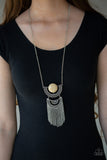 Paparazzi "Desert Diviner" Brown Necklace & Earring Set Paparazzi Jewelry