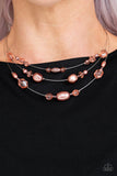 Paparazzi "Pacific Pageantry" Copper Necklace & Earring Set Paparazzi Jewelry