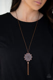 Paparazzi VINTAGE VAULT "From Sunup To Sundown" Copper Necklace & Earring Set Paparazzi Jewelry