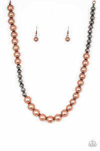 Paparazzi VINTAGE VAULT "Power To The People" Copper Necklace & Earring Set Paparazzi Jewelry