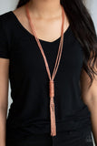 Paparazzi "Boom Boom Knock You Out" Copper Necklace & Earring Set Paparazzi Jewelry