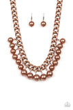 Paparazzi "Get Off My Runway" Copper Necklace & Earring Set Paparazzi Jewelry
