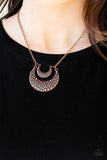 Paparazzi "Get Well MOON" Copper Necklace & Earring Set Paparazzi Jewelry