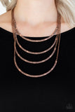 Paparazzi VINTAGE VAULT "It Will Be Over MOON" Copper Necklace & Earring Set Paparazzi Jewelry