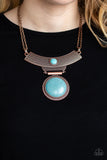 Paparazzi "Lasting EMPRESS-ions" Copper Necklace & Earring Set Paparazzi Jewelry